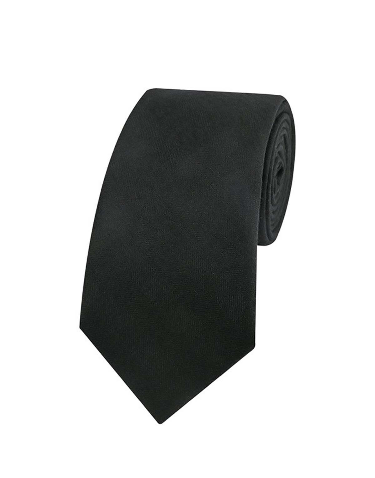 Wool Solid Color Business Texture Tie-T6